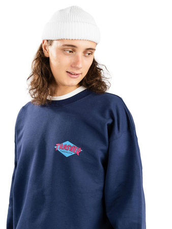 Mikina Thrasher Hurricane Crewneck Sweatshirt Navy